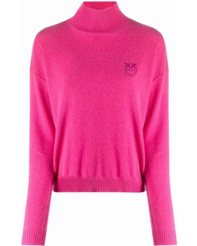 Jersey con bordado de tela jersey Pinko rosa