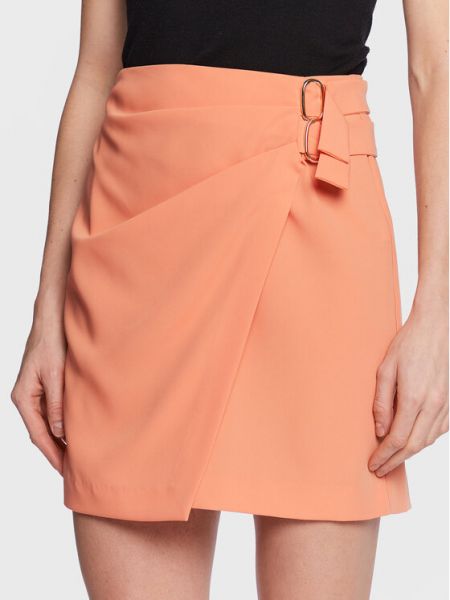 Мини-юбка стандартного кроя Silvian Heach оранжевый