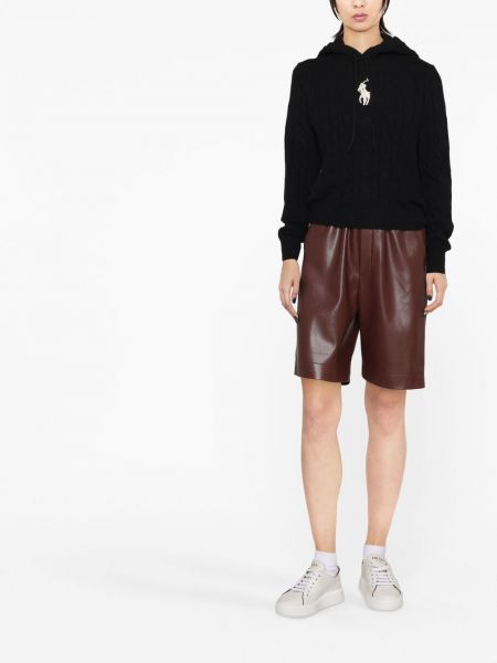 Woll hoodie Polo Ralph Lauren schwarz