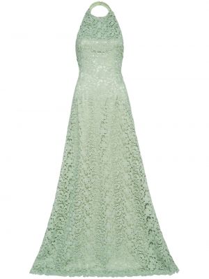 Rochie de seară din dantelă Markarian verde