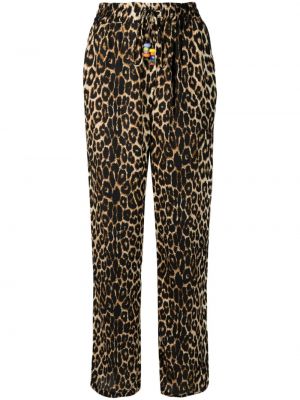 Pantaloni cu imagine cu model leopard The New Arrivals Ilkyaz Ozel