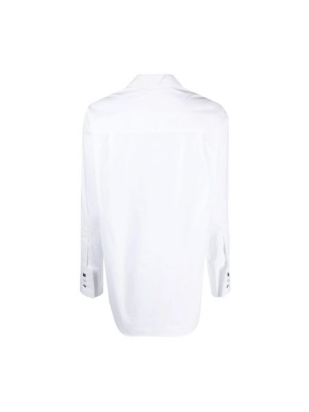 Blusa elegante Tela blanco