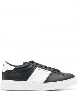 Stripete sneakers Emporio Armani blå