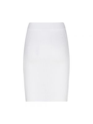 Falda de tubo Balmain blanco