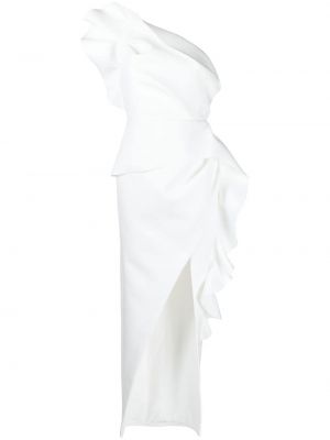 Асиметрична вечерна рокля Rachel Gilbert бяло
