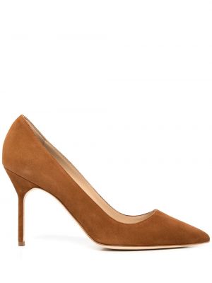 Pumps Manolo Blahnik brun