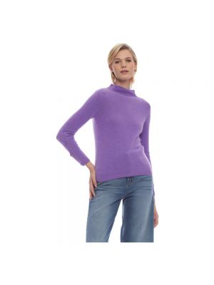 Jersey cuello alto con cuello alto de tela jersey Kocca violeta