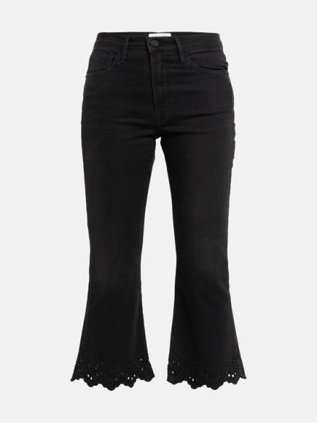 Джинсовые брюки-кюлоты Frame черный