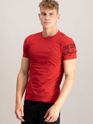 Czerwona koszulka Lee Cooper