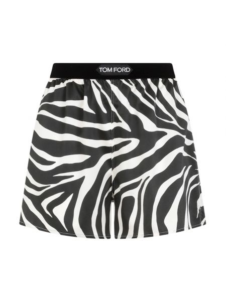 Shorts mit print mit zebra-muster Tom Ford schwarz
