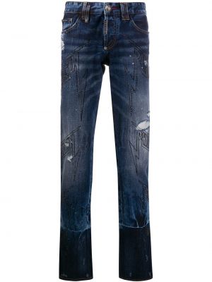 Jeans med normal passform Philipp Plein blå