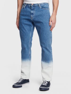 Relaxed дънки straight leg Tommy Jeans синьо