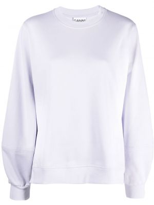 Sweatshirt Ganni lilla