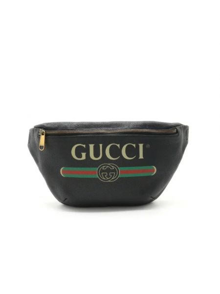 Nerka skórzana Gucci Vintage czarna