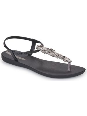 Kvetinové sandále Ipanema čierna