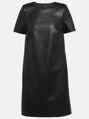 Mākslīgas ādas dabīgās ādas kleita Wolford melns