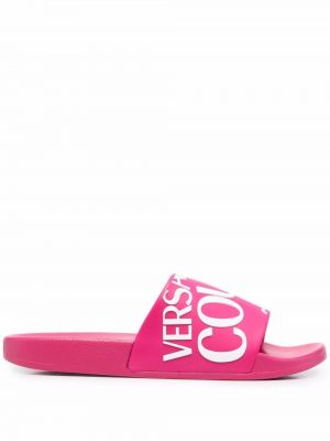 Ниски обувки без ток Versace Jeans Couture розово