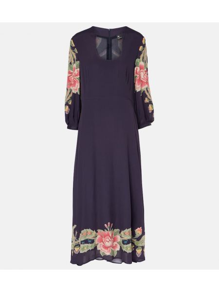 Floral dress Etro blå