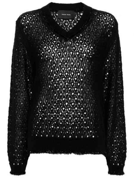 Пуловер Simone Rocha черно