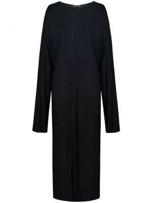 Kleid mit plisseefalten 12 Storeez schwarz