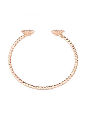 Bracelet en or rose à motif serpent Boucheron rose