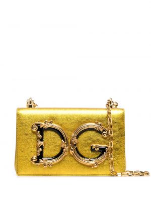 Borsa a tracolla Dolce & Gabbana, oro