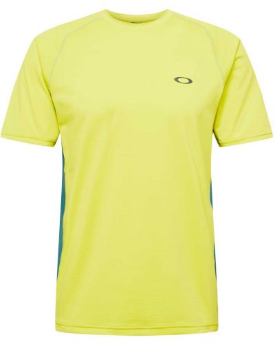 T-shirt sportive in maglia Oakley giallo