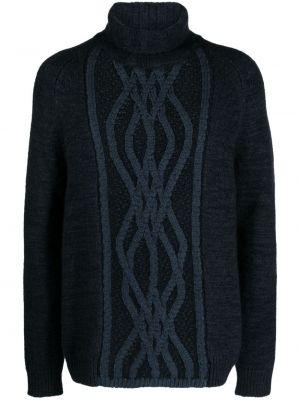 Sweter Giorgio Armani niebieski