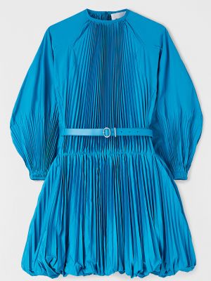 Голубое коктейльное платье Jil Sander