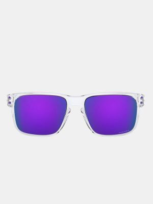 Прозрачные очки солнцезащитные Oakley фиолетовые