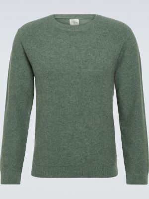 Кашемировый свитер Le Kasha зеленый
