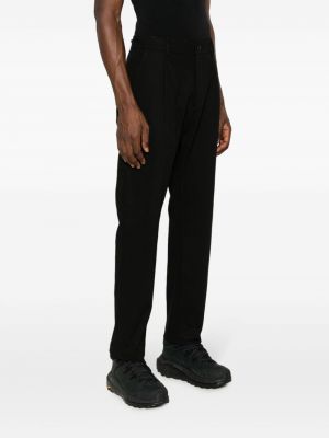 Bavlněné rovné kalhoty C.p. Company černé