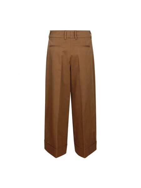 Pantalones bootcut Pt Torino marrón