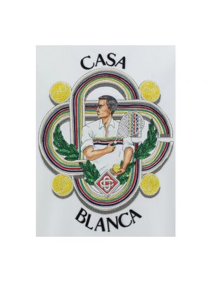 Sudadera de algodón manga larga Casablanca blanco