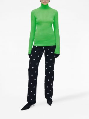 Džemperis ar augstu apkakli Marc Jacobs zaļš