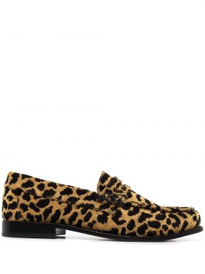 Pantofi loafer cu model leopard Re/done