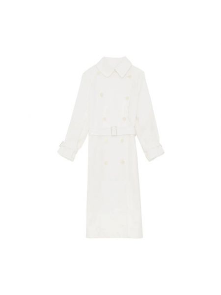 Płaszcz z paskiem Ines De La Fressange Paris biały