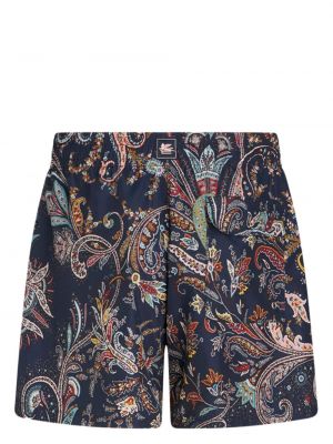 Shorts mit print mit paisleymuster Etro blau