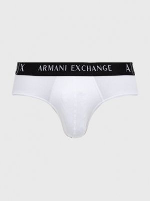Slipy Armani Exchange białe