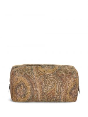 Paisley-muster mustriline kott Etro pruun
