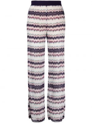 Strick gerade hose Missoni blau