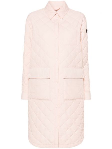 Dygsniuotas paltas Peuterey rožinė