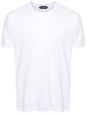 T-shirt mit stickerei Tom Ford weiß