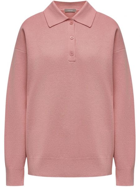 Polo krekls merino 12 Storeez rozā