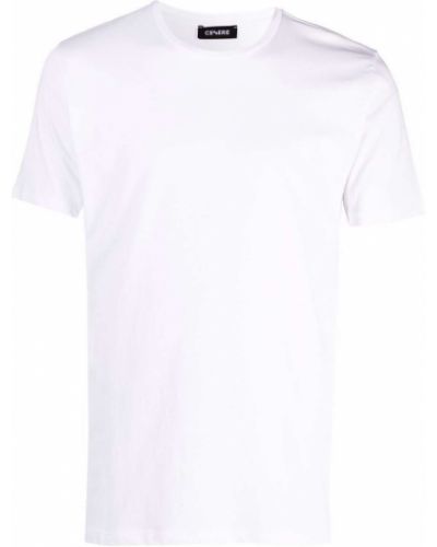 Camiseta de cuello redondo Cenere Gb blanco