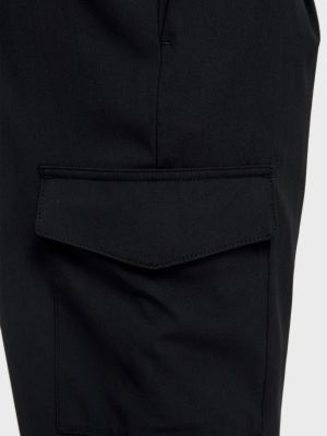 Шерстяные брюки карго Calvin Klein черные