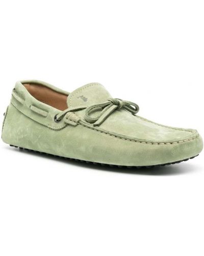 Seemisnahksed loafer-kingad Tod's roheline