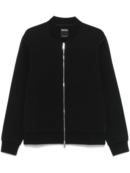 Sweatshirt med lynlås Zegna sort