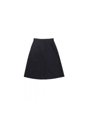 Spódnica midi Jil Sander - Niebieski