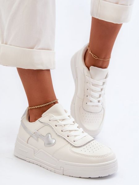 Platform talpú sneakers Kesi fehér